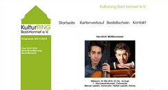 Desktop Screenshot of kulturring-badhonnef.de